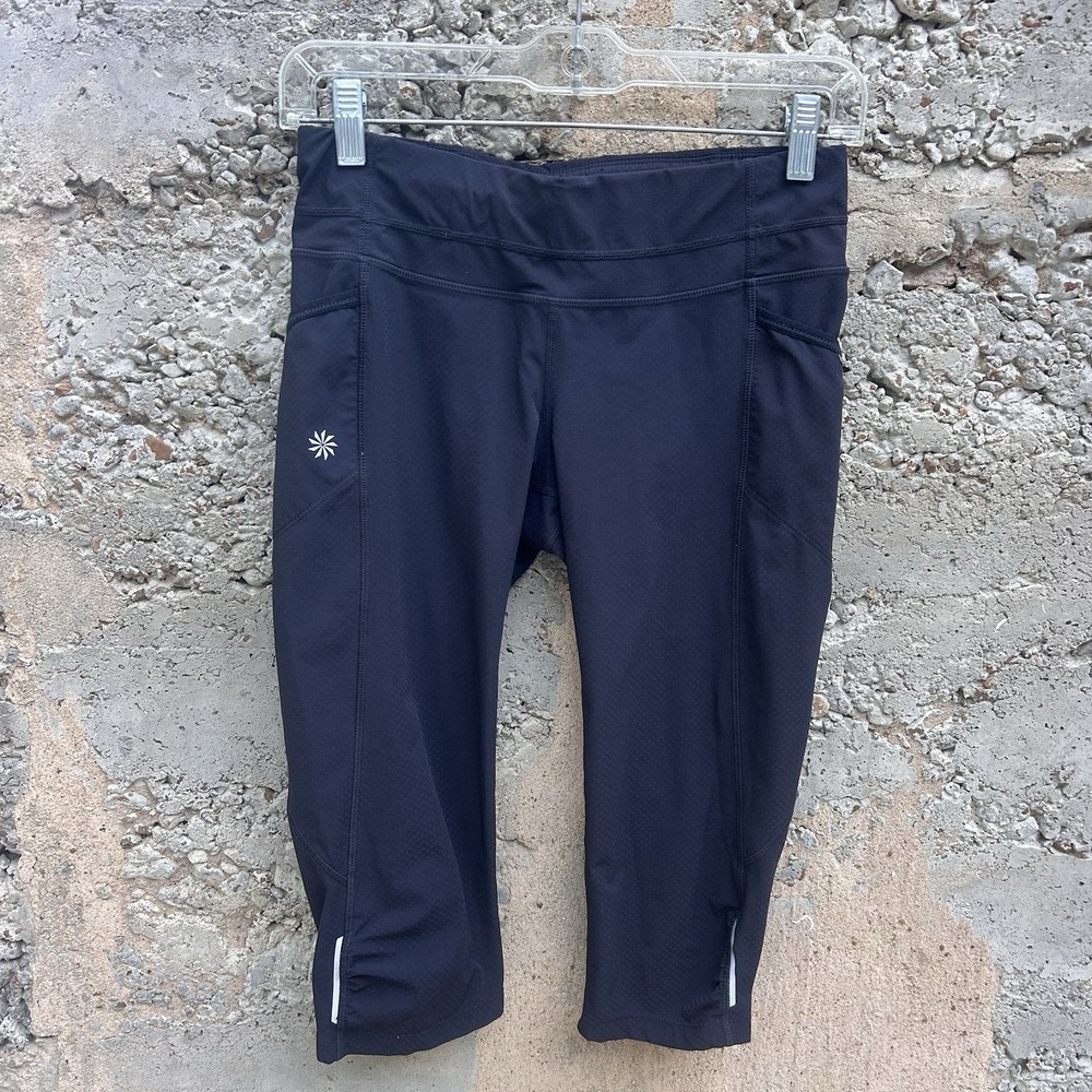 ATHLETA Salutation Stash II Pocket Capri Womens Size S High Waist Legging